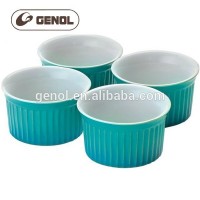 Top selling home used candy color  ceramic round ramekin cheap ceramic bowl