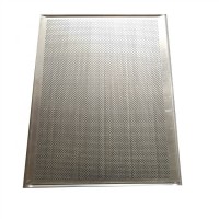 customized  perforated nonstick aluminium solid  baking tray for sale