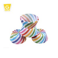 Baking supplies wholesale mini unique color paper cupcake liners wrappers