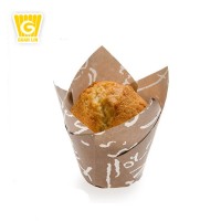 Different design and color jumbo parchment tulip standard cupcake baking cups