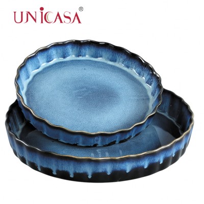 ceramic pie dish round bakeware stoneware baking dish and pan