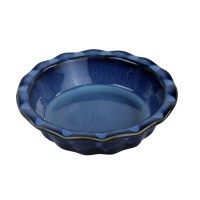 Popular ceramic pie dishes round ceramic pie pan pie dish bakeware plate for sale